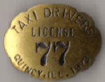 1973 Taxi Drivers License
