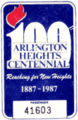 1987 Arlington Heights Centennial Passenger