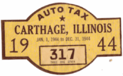 1944 Carthage Auto Tax