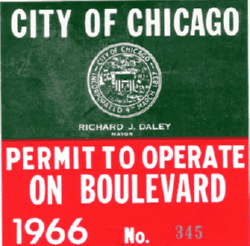 1966 Chicago Vehicle Tax 2