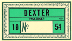 1954 Dexter Passenger Uncirculated