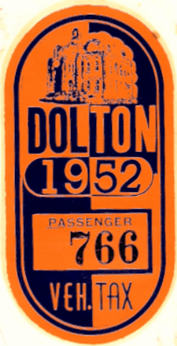 1952 Dolton Veh Tax