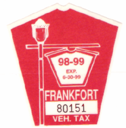 1998/99 Frankfort Veh Tax 3