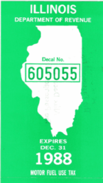 1988 Illinois Motor Fuel Use Tax