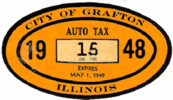 1948/49 Grafton Auto Tax