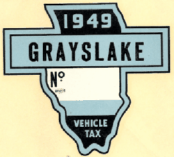 1949 Grayslake Vehicle Tax