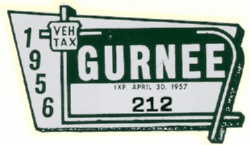 1956 Gurnee Veh Tax