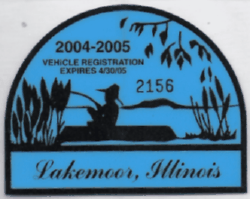 2004/05 Lakemoor Vehicle Registration