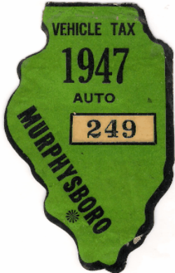 1947 Murphysboro Auto Vehicle Tax