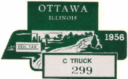 1956 Ottawa C Truck Veh Tax