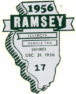 1956 Ramsey Vehicle Tax