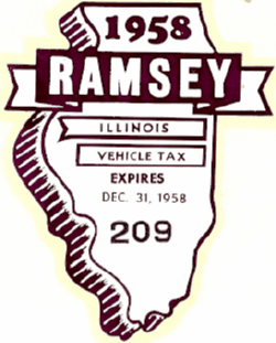1958 Ramsey Vehicle Tax