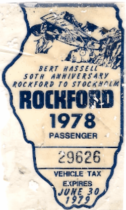1978/79 Rockford Passenger Vehicle Tax