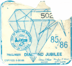 1985/86 Rolling Meadows Passenger