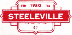 1980/81 Steelville Veh Tax