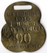 1915/16 1 Horse Heavy Vehicle New Castle