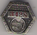 1917 Registered Chauffeur
