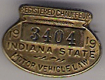 1919 Registered Chauffeur