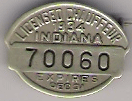 1934 Licensed Chauffeur