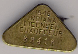 1946 Licensed Chauffeur