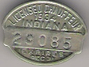 1934 Licensed Chauffeur badge