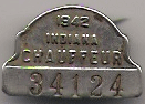 1942 Chauffeur badge