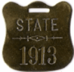 1913 Registered Motor Vehicle Disc