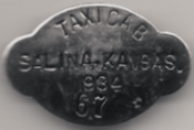 Salina Kansas 1934 Taxicab
