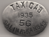 Salina Kansas 1935 Taxicab