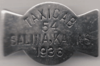 Salina Kansas 1936 Taxicab