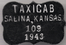 Salina Kansas 1943 Taxicab