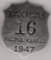 Salina Kansas 1947 Taxicab
