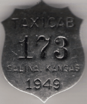 Salina Kansas 1949 Taxicab