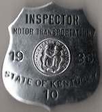1936 Kentucky Inspector Motor Transportation