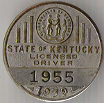 1939 Kentucky Licensed Driver