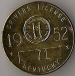 1952 Kentucky Drivers License