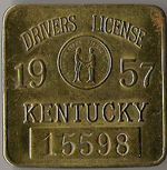 1957 Kentucky Drivers License