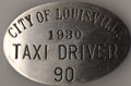 1930 Louisville Kentucky Taxi Driver