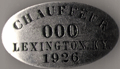 1926 Lexington Kentucky Chauffeur Sample