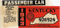 1943 Kentucky Passenger with Original Envelope