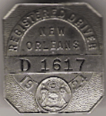 1924 New Orleans Louisiana Registered Driver