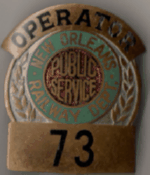 New Orleans Louisiana Operator Railway Dept Public Service