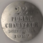 1927 Shreveport Louisiana Public Chauffeur