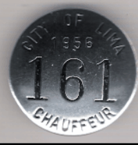 Lima Ohio 1956 Chauffeur