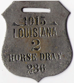 1915 Horse Dray Louisiana