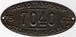 1908 St. Landry Parish Louisiana $1 Road Tax