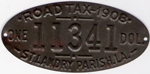 1908 St. Landry Parish Louisiana 75 Cents Road Tax