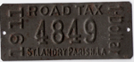1911 St. Landry Parish Louisiana $1 Road Tax