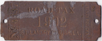 1902 St. Landry Parish Louisiana Road Tax 75 Cents