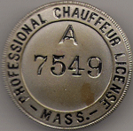1905 Mass Professional Chauffeur License